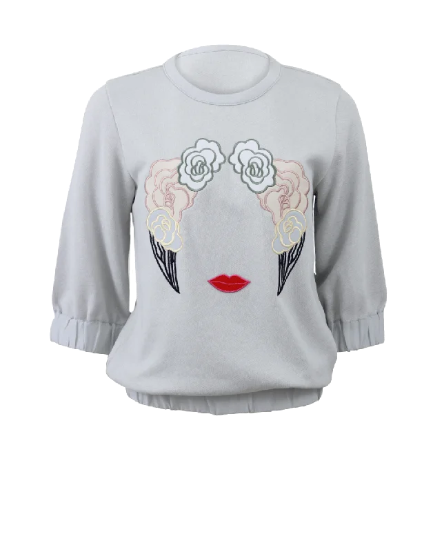 Embroidered Sweatshirt