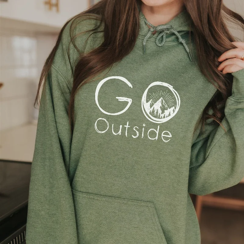 Go Outside Crewneck - Nature Hoodie *UNISEX FIT*