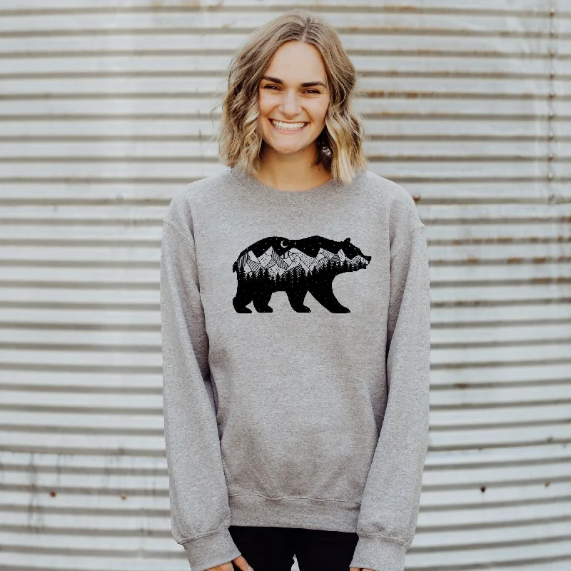 Midnight Bear Gildan Sweatshirt or Crewneck *UNISEX FIT*