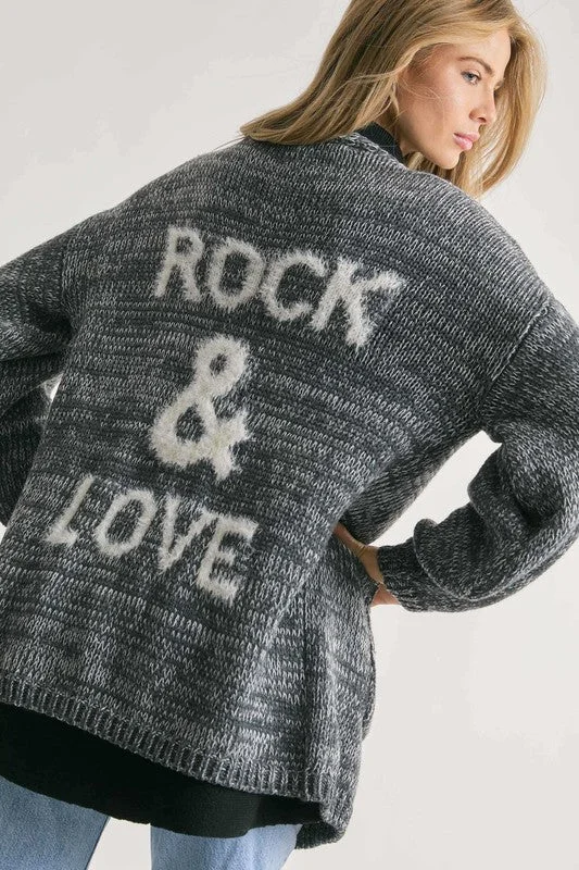 ROCK & LOVE LONG SLEEVE CARDIGAN