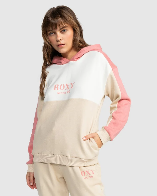 Womens Sunset Waves Pullover Hoodie