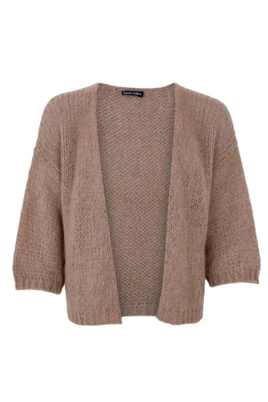 Black Colour - Bccasey Cardigan 1085 - Lt. Taupe