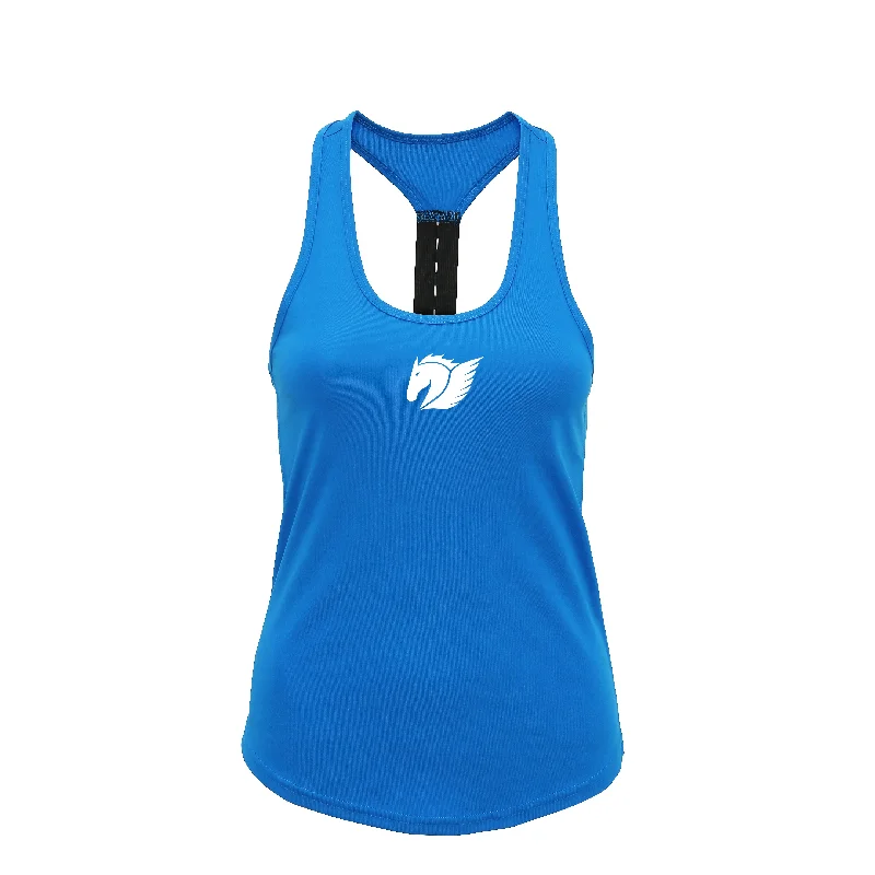 Performance Strap Back Vest - Sapphire