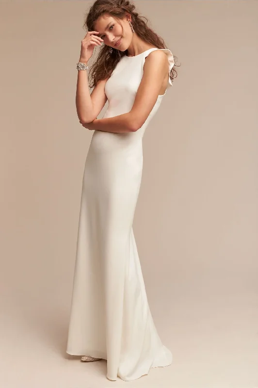 BHLDN Badgley Mischka Heather Gown