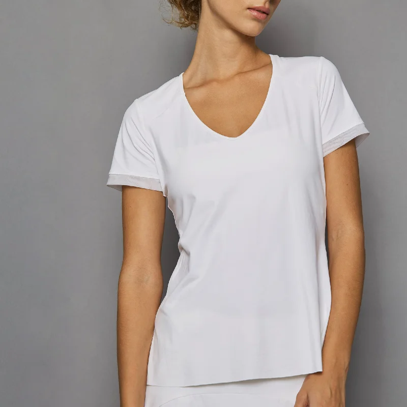 Pure White Short-Sleeve Top