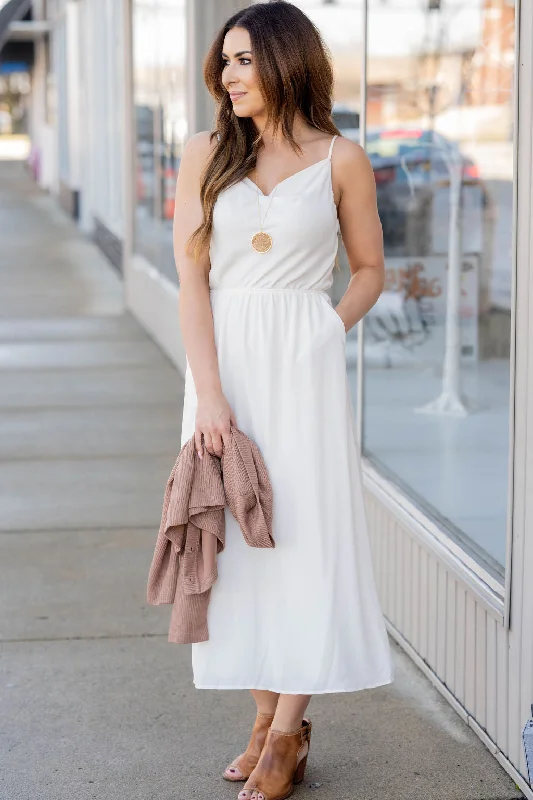 Draped Collar Thin Strapped Maxi Dress