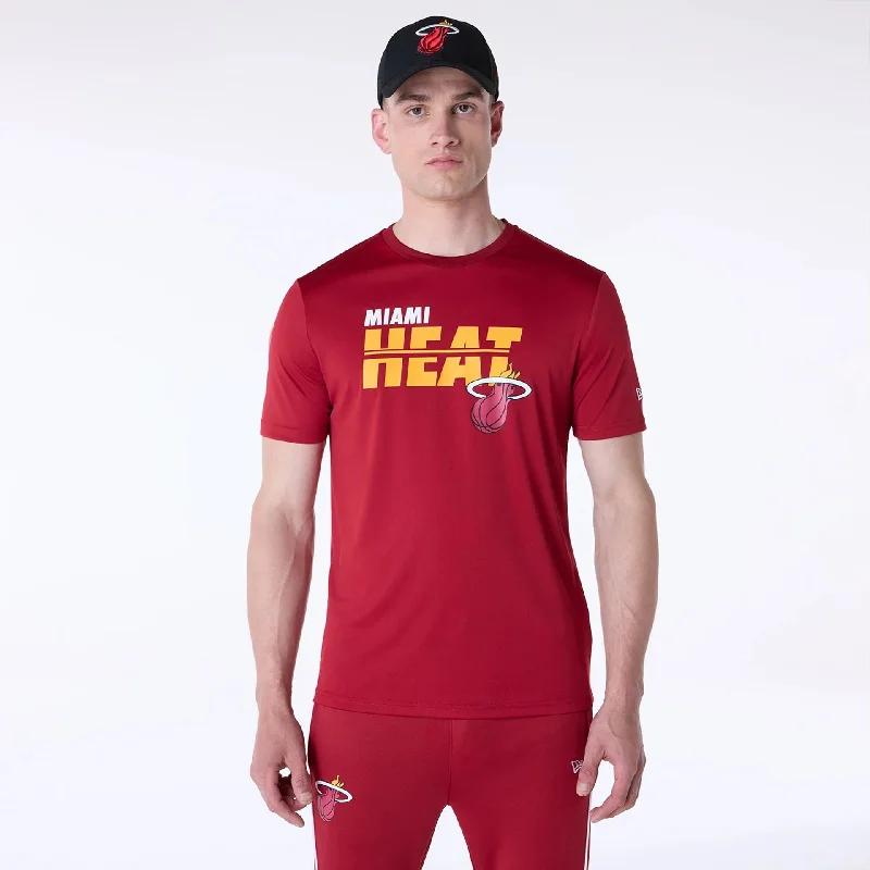 Miami Heat NBA Essentials Dark Red T-Shirt