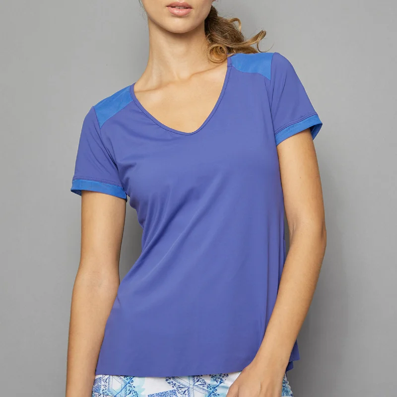 Scotia Short-Sleeve Top (royal blue)