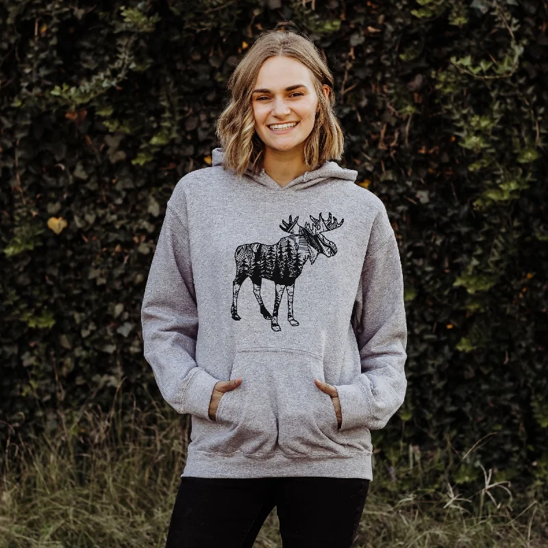 Moose Crewneck Sweatshirt - Hoodie for Wildife Lover *UNISEX FIT*